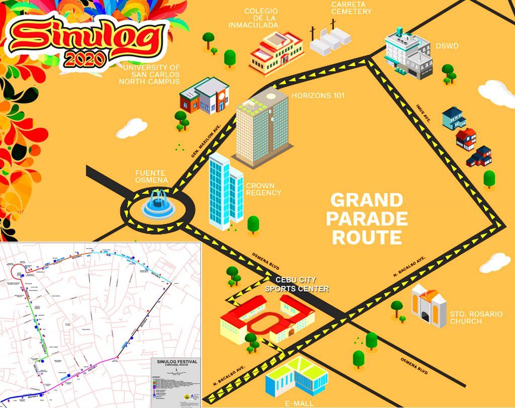 2020聖嬰節大遊行路線圖