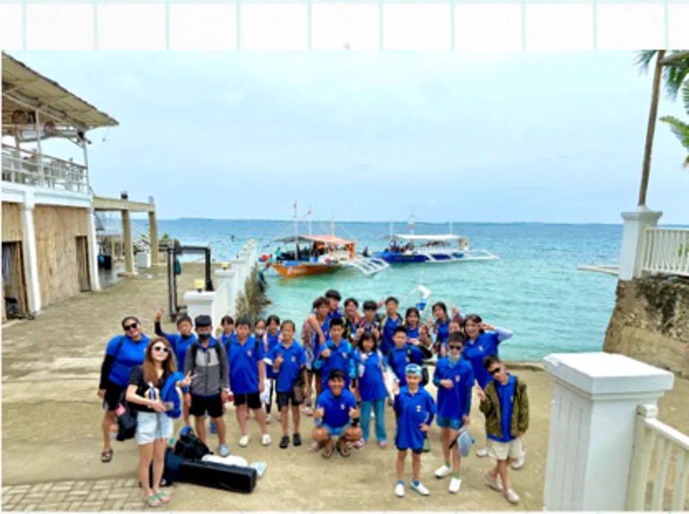 CPI 宿霧青少年營跳島旅行團體照